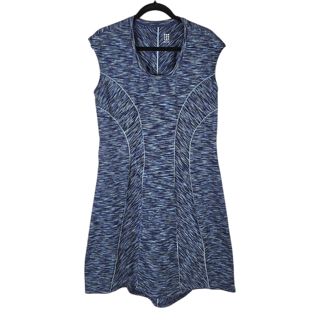 Title Nine Blue Patterned Dress